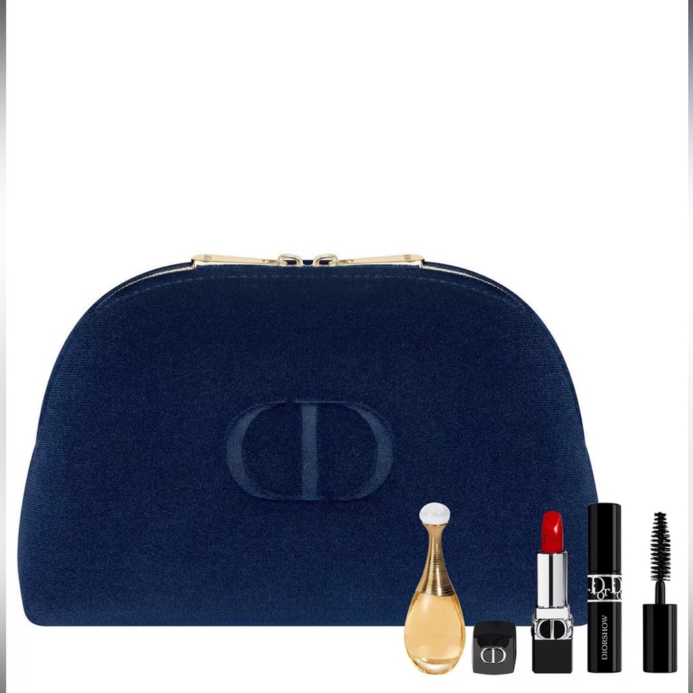 Christian Dior 4pc Toiletry  bag and beauty set